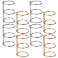 thumbnail image 4 of 8pcs Metal Binder Rings Book Rings Loose Leaf Rings 3-Ring Binding Rings, 4 of 8