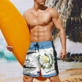 thumbnail image 6 of Binienty Men's Board Shorts Swim Trunks Featuring Guatemala Emblem - Quick Dry for Summer Beach and Water Activities, 6 of 10