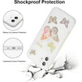 thumbnail image 3 of Case for iPhone 12 6.1 inch, Glitter Cute Iridescent Butterfly Pattern Sparkly Bling Laser Case Soft TPU Bumper Slim Protective Women Girls Phone Cover - Transparent, 3 of 15