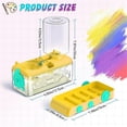 thumbnail image 3 of Upgraded Cartoon Paint Brush Cleaner with Tray, Holder & Drain Yellow, 3 of 5