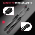 thumbnail image 4 of BDFHYK C16-04464 13 inch/30Lbs 133N Gas Struts Shocks for Camper Shell Window Pickup Leer Topper Canopy Truck Weatherguard Tool Box Lid, Pack of 2PCS, 4 of 7