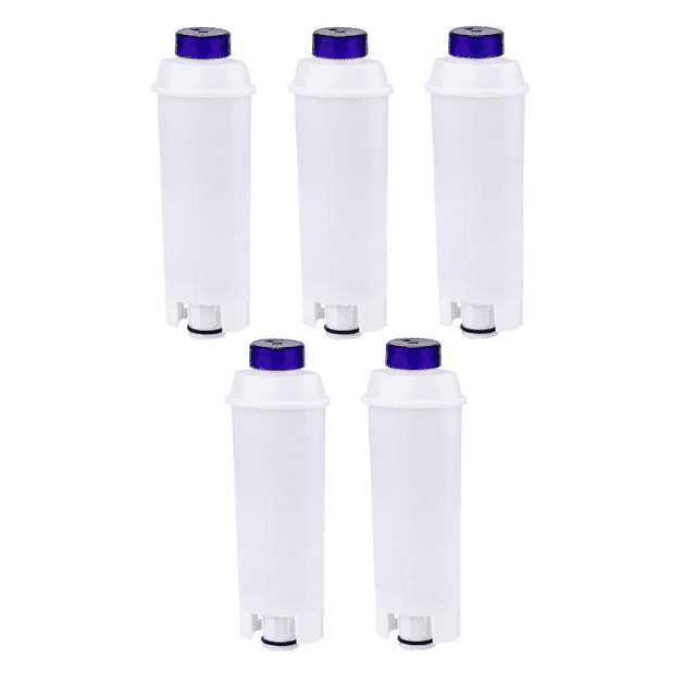 5 Pcs Coffee Machine Replacement Water Filter For Delonghi Dls
