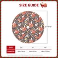 thumbnail image 2 of Sikiie Foxes Nativity Christmas Tree Skirt, Jesus Christian Winter Holiday Tree Mat Decoration(30-48IN)48", 2 of 6