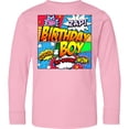 thumbnail image 3 of Inktastic Birthday Boy Comic Book Long Sleeve Youth T-Shirt, 3 of 5