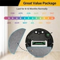 thumbnail image 3 of 6 Pack Mop Pads Replacement Parts for IRobot Roomba Vacuum Cleaner, 3 of 5