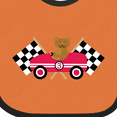 thumbnail image 4 of Inktastic Race Car Racing Bear Animal Boys or Girls Baby Bib, 4 of 4