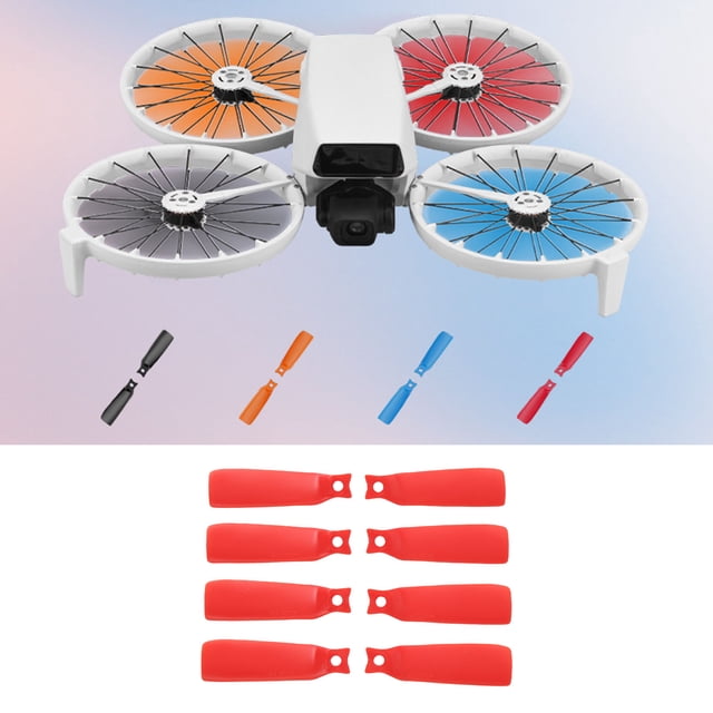8Pcs Colorful Drone Propeller Blades Replacement Wing Spare Parts Accessories for FLIP Drones