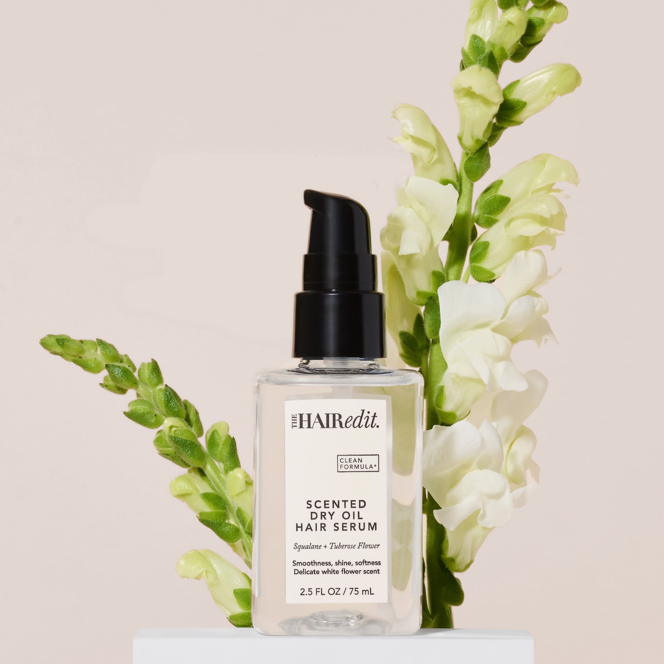 The Hair Edit Scented Dry Oil Hair Serum for Smoothness, Shine and Softness, 2.5 fl oz