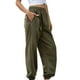 thumbnail image 2 of Txlixc Pantalones Casuales para Mujer, Pantalones Deportivos Absorbentes De Sudor Transpirables De Color Sólido Monocromo Txlixc  Estilo de ocio, 2 of 8