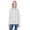 Ash, variant on J. America - Women's Relay Cowl Neck Sweatshirt - 8653