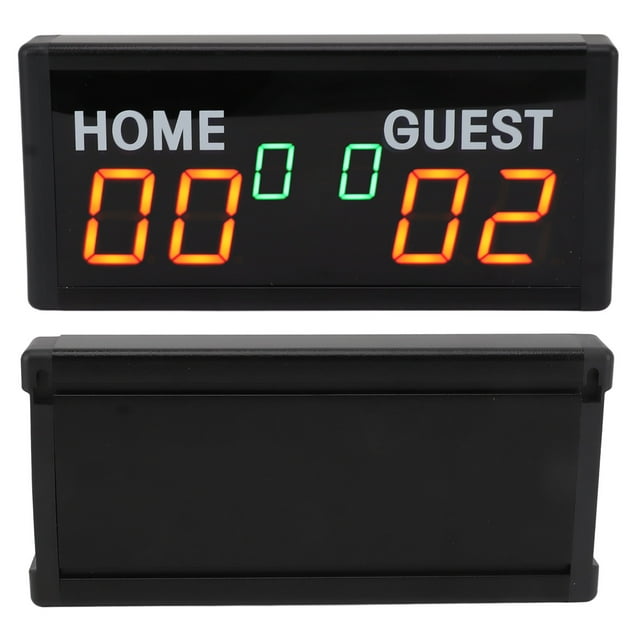 Portable Tabletop Digital Scoreboards, Basketball Scoreboard, LED Display 1.8 Inch LED Electronic Score Keeper With Remote Control For Indoor Games 0-99 Scores Tabletop Scoreboard