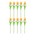 thumbnail image 1 of CSChome Artificial Tulip Decoration Artificial Tulip Decoration Realistic Reusable Home Wedding Party Faux Flower Floral Spring Decoration 10Pcs Artificial Tulip Branch with Stem, 1 of 6