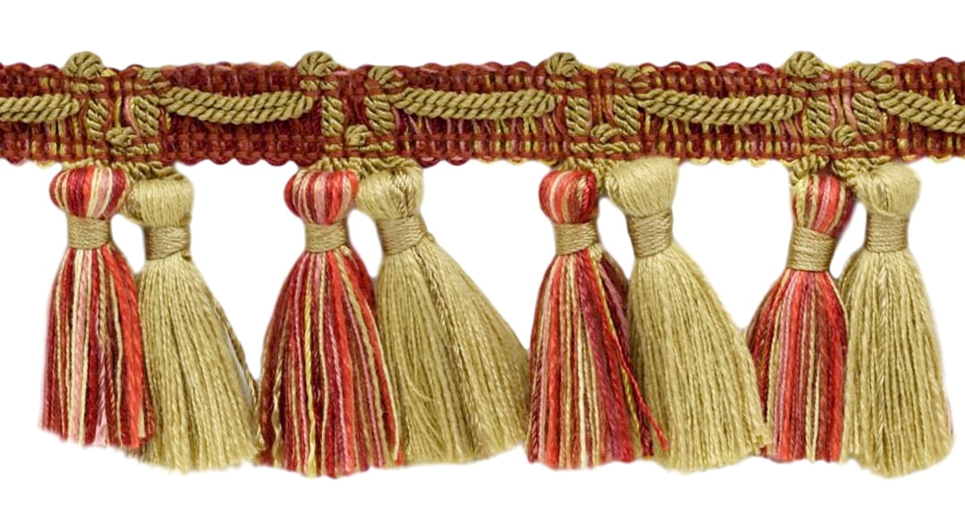 Green and Gold Tassel Fringe as low as $1.81, buy Tassel Fringe