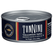 Tonnino Premium Yellowfin Tuna Chunks in Olive Oil, 4.94 oz, Can, Wild Caught