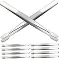 thumbnail image 3 of Pawsdot 10Pcs Durable Stainless Steel Tweezers for Stamp Collecting Crafting and Eyelash Application, 3 of 7