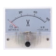 thumbnail image 2 of 85C1 DC Rectangle Ammeter Amp Current Tester Analog Panel meter 0-600 V, 2 of 6