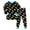 A163-Black, variant on Hessimy Toddler Boys Girls Spring Summer Graphic Print 2Pcs Crewneck Long Sleeve Sweatshirt Joggers Pants Sweatsuit, Graphic Print Jogger(Black,8-9 Years)