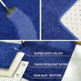 thumbnail image 7 of Arogan Super Soft Fluffy Area Rug For Living Room, Shaggy Carpet For Bedroom Nursery Room, 4'x5.3',Indigo, 7 of 7