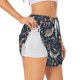 thumbnail image 1 of Balery Retro Forest Animals Pantalones cortos deportivos para mujer con forro y dos bolsillos, elásticos, para entrenamiento, gimnasio, yoga-Large, 1 of 7