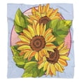 thumbnail image 5 of Sunflower Sherpa Blanket: Soft, Thick 50x60in Throw Blanket Ideal for Bed, Sofa, Office Decor Bed Throw Blanket Gift for Women, 5 of 5