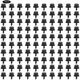 thumbnail image 3 of 100 Uds 8 boquillas gotero de riego 1/4 pulgadas 360 grados aspersor de goteo de jardín ajustable negro, 3 of 6