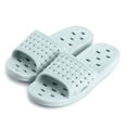 thumbnail image 3 of BadPiggies Shower Shoes for Women Men, Quick Drying Non Slip Bath Slippers Clouds Slide Sandal with Drain Holes, 3 of 9