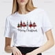 thumbnail image 5 of Camiseta con estampado de árbol de Navidad Harajuku para mujer, Tops cómodos de manga corta, camiseta informal de verano divertida, moda estampada, 5 of 5