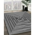 thumbnail image 2 of Ahgly Company Indoor Rectangle Patterned Dark Gray Novelty Area Rugs, 2' x 4', 2 of 6