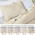thumbnail image 5 of Superior Tanta Cotton Woven Coverlet, Queen, Beige, 5 of 11