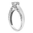 thumbnail image 3 of Keepsake Enchanted Princess Diamond Ring 1/5 ct. t.w. in 10K White Gold, 3 of 6