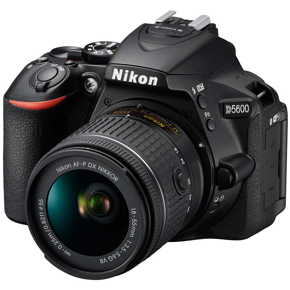 Nikon D5600 24.2MP DSLR Camera AFP 18-55mm VR, 70-300mm ED Lens Bundle Incl Camera, Lenses and More - image 3 of 8