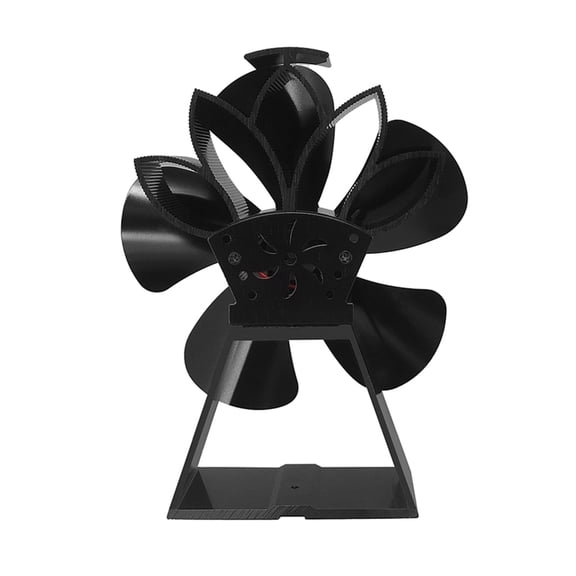 Wood Stove Fan Heat Powered 5Blades Quiet Wood Burning Stove Fan Fireplace Fan