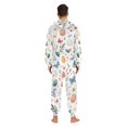thumbnail image 4 of FORMRS Onesies Pajama for Adults Unisex Hoodie Winter Jumpsuit One Piece Sleepwear, Sizes S-2XL, Red Easter Eggs, 4 of 7