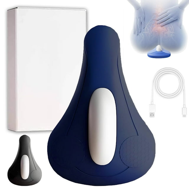 YoGold PelviPulse Pro, Men’s Core Trainer, Smart Pelvic Floor Muscle Exerciser , 4 Train Modes Guided Vibration, Quiet Discreet Design, Type-C Rechargeable Seat Trainer Dark Blue