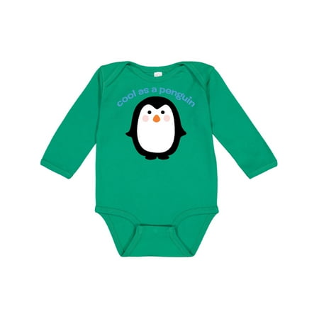 

Inktastic Cool As A Penguin Gift Baby Boy or Baby Girl Long Sleeve Bodysuit