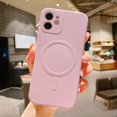 thumbnail image 1 of Magsafing funda de carga inalámbrica para iPhone 13 12 11 Pro Max 14 7 8 Plus X Xs Xr silicona líquida magnética a prueba de golpes Coque Tan Jianjun unisex, 1 of 2