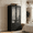 Black-A, variant on RichYa Armoire Wardrobe Closet with 2 Drawers,Clothes Storage Cabinet with Hanging Rod,Closet Organizer for Bedroom,Black(A)