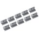 thumbnail image 3 of EchoBliss 10 Piezas De Abrazadera Media Solar Fotovoltaica Para El Marco Altura 25-50 Mm Aleación De Aluminio Acceso Solar, 3 of 11
