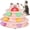 Pink, variant on 4-Tier Roller Track, Turntable  Tower  with Colorful Chase Balls, Multi-Level Interactive   for Bored Indoor Adult Cats, Fun Puzzle Kitten Exercise  Self Play ()
