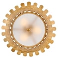 thumbnail image 4 of 47693DA Hinkley Lighting Reina - 15W 3 LED Medium Semi-Flush Mount-13.75 Inch Tall and 20 Inch Wide-Distressed Brass Finish, 4 of 11