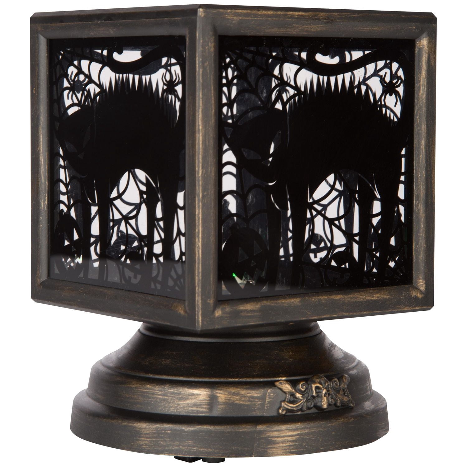 Halloween Lightshow Projection CubeXCube Black Cat Scene (Green)