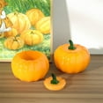 thumbnail image 3 of Moldes de resina para Halloween, Acción de Gracias, Calabaza de Halloween, Cosecha, Halloween, Molde, Molde para velas, Molde de plástico para calabaza de Acción de Gracias, 3 of 6
