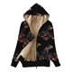 thumbnail image 2 of ICHUANYI Clearance Women's Long Hoodies Tunic Winter Warm Fleece Lined Zip Up Hooded Sweatshirt Jacket Coat(Red, M) ICHUANYI WER2023080908110, 2 of 6