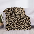 thumbnail image 3 of Fotbe Leopard Print-1 Manta de Franela con Estampado, Manta Ultrasuave para Cama, Sofá, Auto, Hipoalergénica y Antibolitas-50"x40", 3 of 6