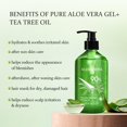 thumbnail image 2 of Gel de aloe vera Aloderma Organic con aceite de árbol de té 300 ml, 2 of 9