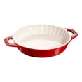 thumbnail image 1 of STAUB Plat à Tarte Rond en Céramique 24 cm, Cerise, 1 of 3