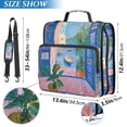 thumbnail image 2 of FORMRS Zipper Binder with Shoulder Strap 2-inch Ring 500 Sheet Capacity File Bag, Purple Window, 2 of 5