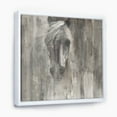 thumbnail image 1 of Cheval de Ferme - Toile Encadrée de Ferme Moderne, 1 of 3