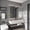 Grey + Circular LED, variant on Wohh Medicine Cabinet Mirror with Anti-Fog, 39" Aluminum Bathroom Storage Cabinet LED , 3-Door Mirrored Cabinet with Adjustable Brightness, Multi-Level Storage Compartments
