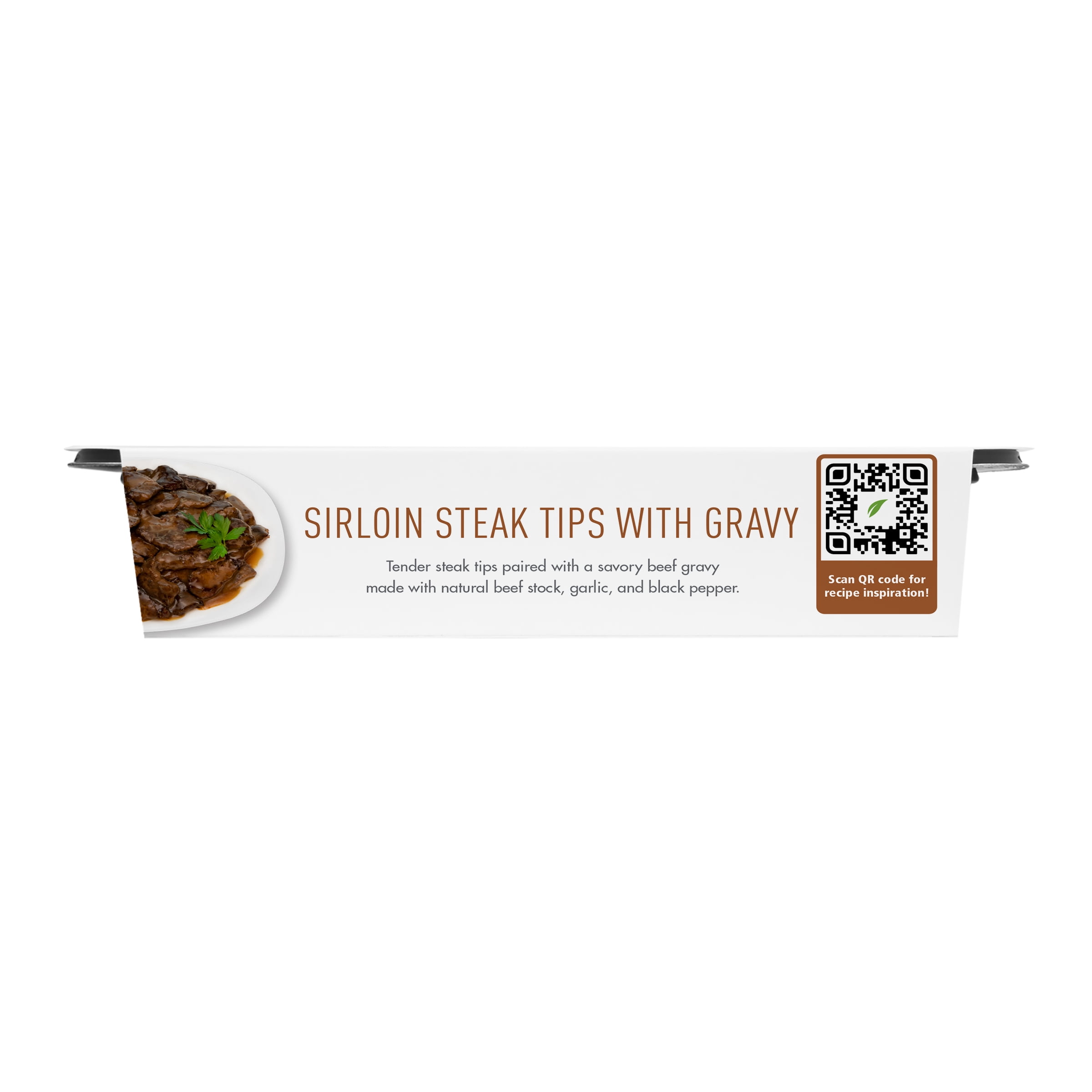 Kevin's Natural Foods Sirloin Steak Tips with Gravy, Fully Cooked Refrigerated Entree, 16 oz